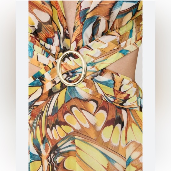 NWOT Guess by Marciano Golden Wing Maxi Dress - Picture 6 of 12